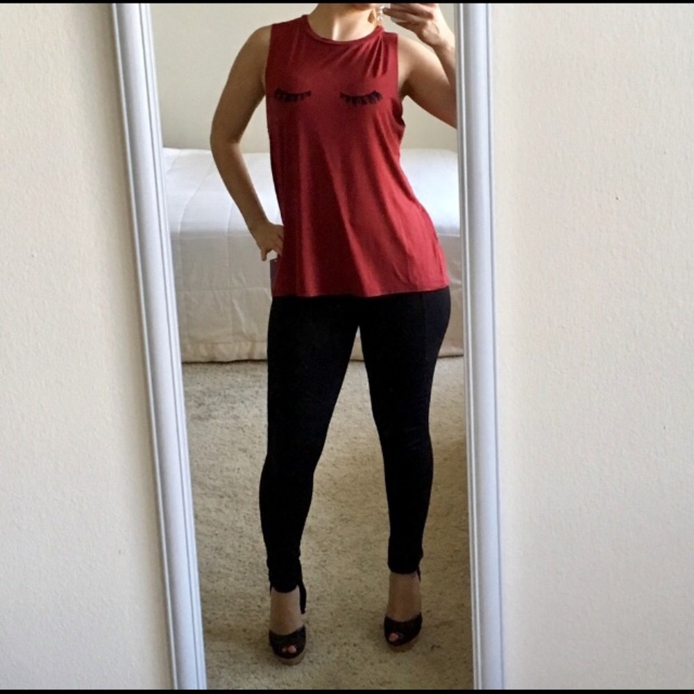 SOLD‼️  BCBG-  barn red tank top